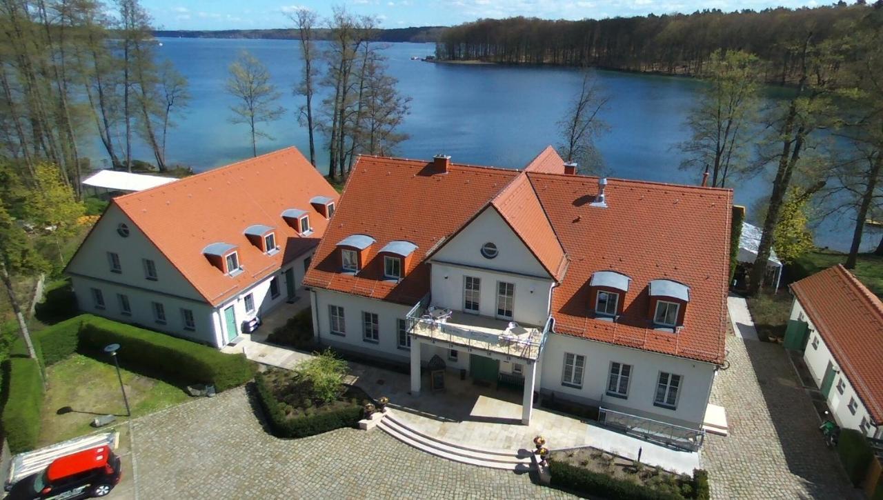 Cafe Wildau Hotel & Restaurant Am Werbellinsee Schorfheide Exterior foto